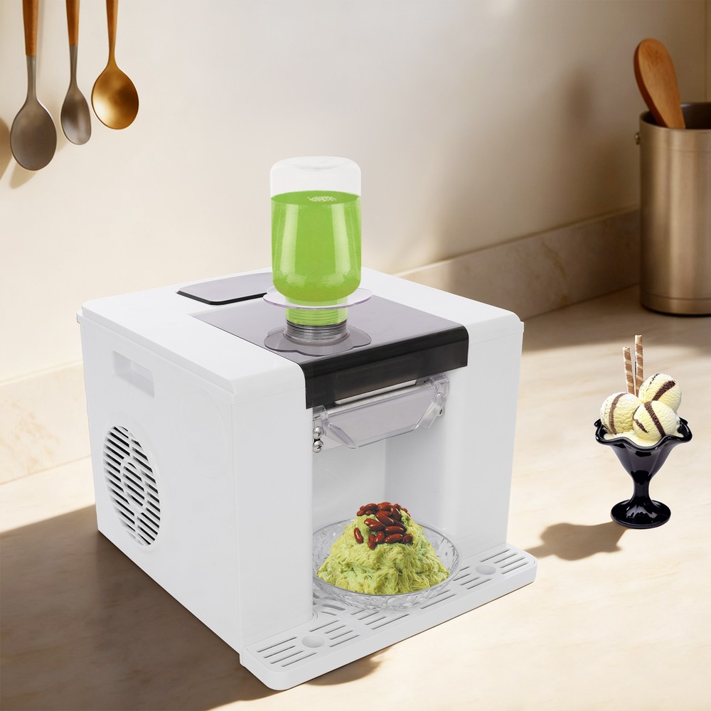 Tabletop Shaved Ice Machine 280W Touch Automatic Shaved Ice Making Machine Home