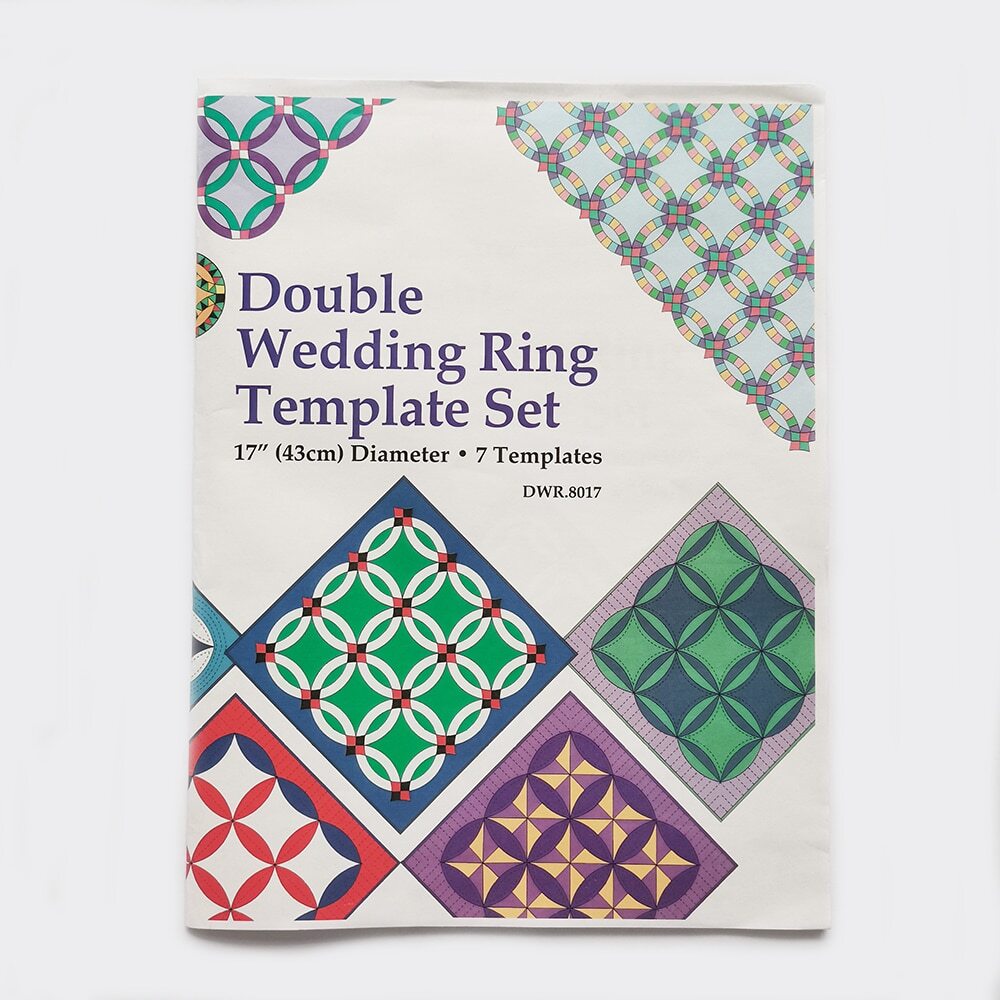 Acrylic Double Wedding Ring Template Sewing Template