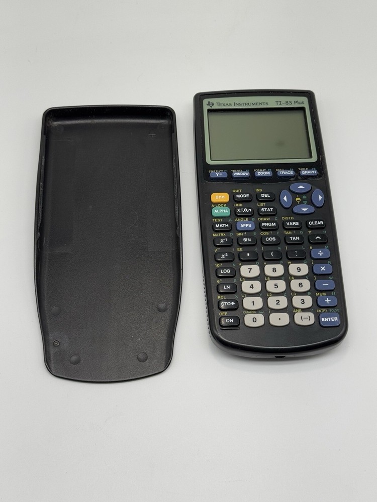 Texas Instruments TI-83 Plus Graphing Calculator w/ Protective Case | TESTED
