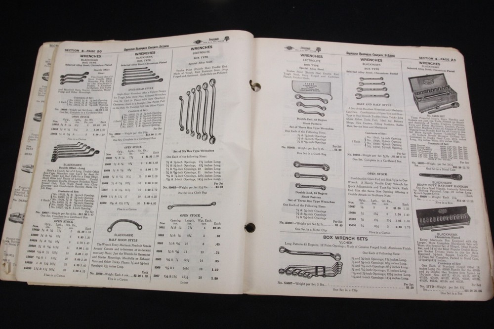 VTG Shapleigh's Tool Division Partial Catalog Rough Reference Keen Kutter DE