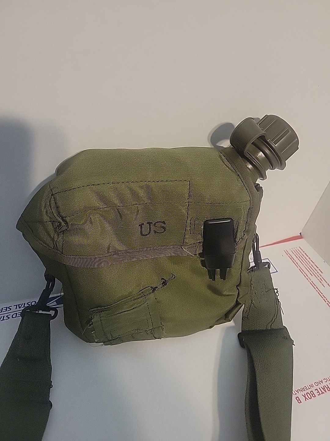Military Insulated Pouch with Canteen 2 Quart Capacity