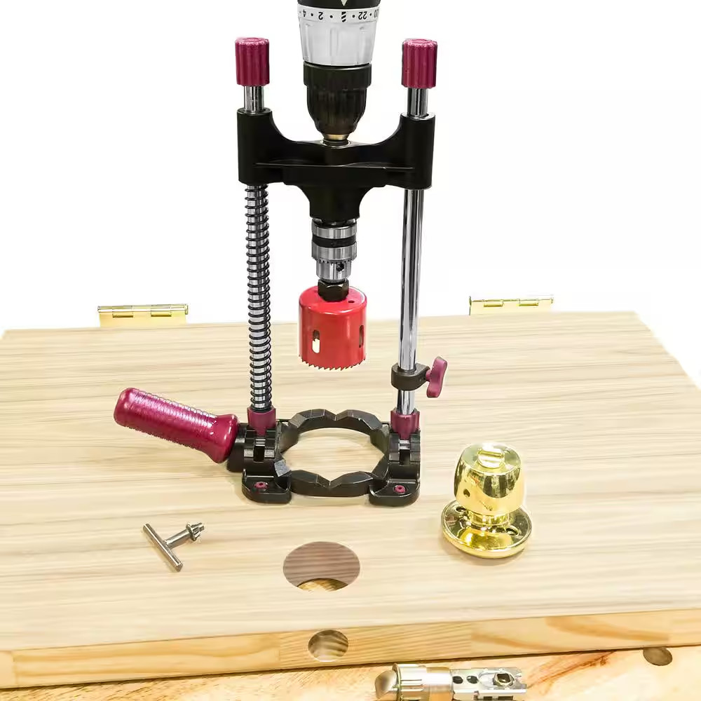 3/8" Chuck Multi-Angle Drill Guide Portable Adjustable Drilling Jig Tool