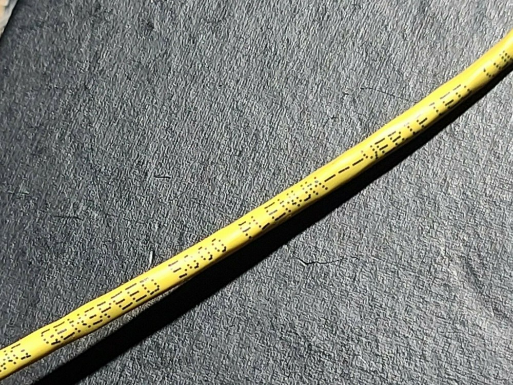 General Cable GenSPEED 5000 24/4P Cat5E UTP Plenum Network Cable Yellow /100ft