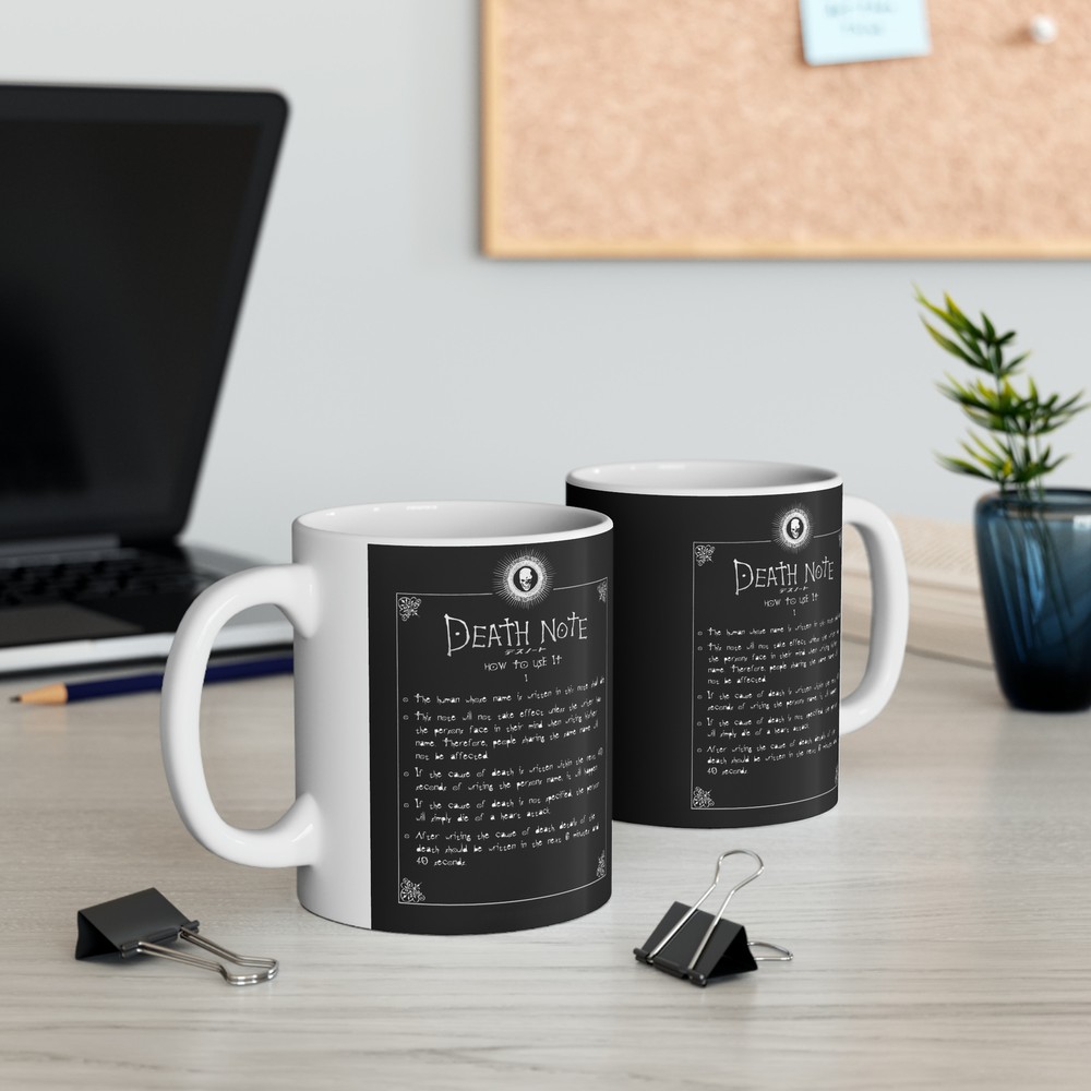 Death Note Mug, 11oz