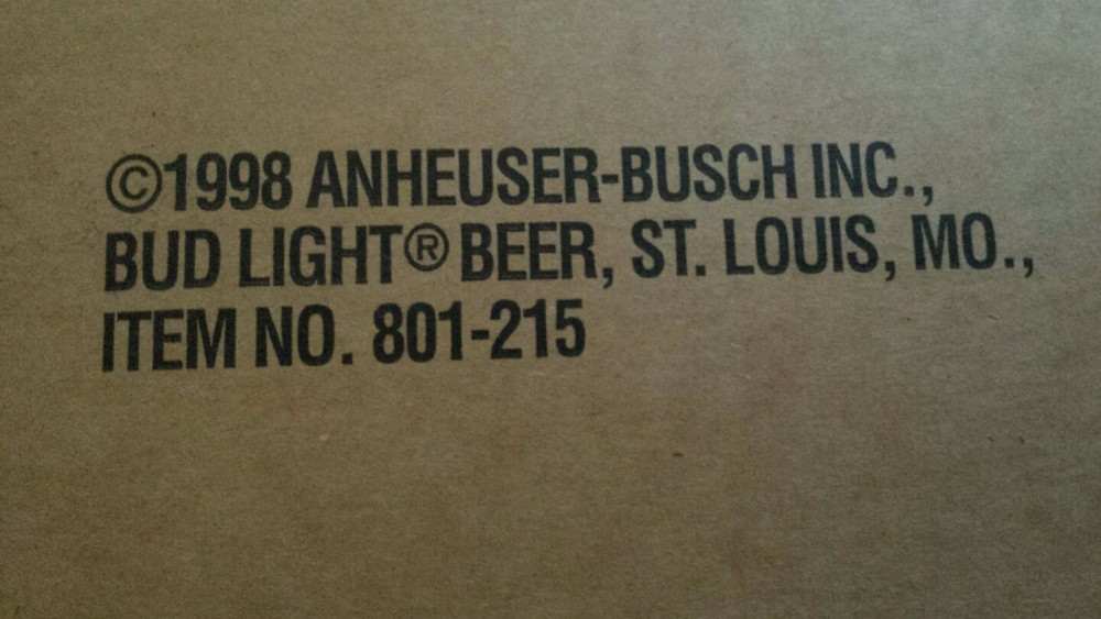 1998 Classic Bud Light mirror