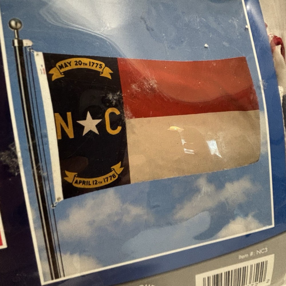 Valley Forge NC State Flag 3x5 Nylon