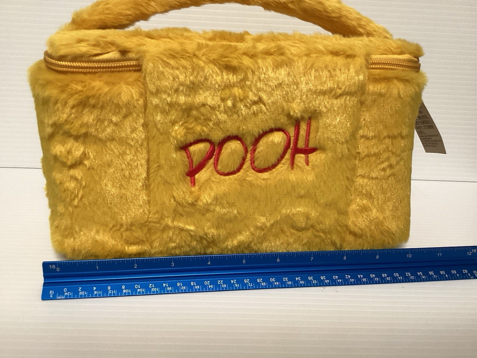 Disney Winnie The Pooh Fuzzy Cosmetics Bag New with Tag