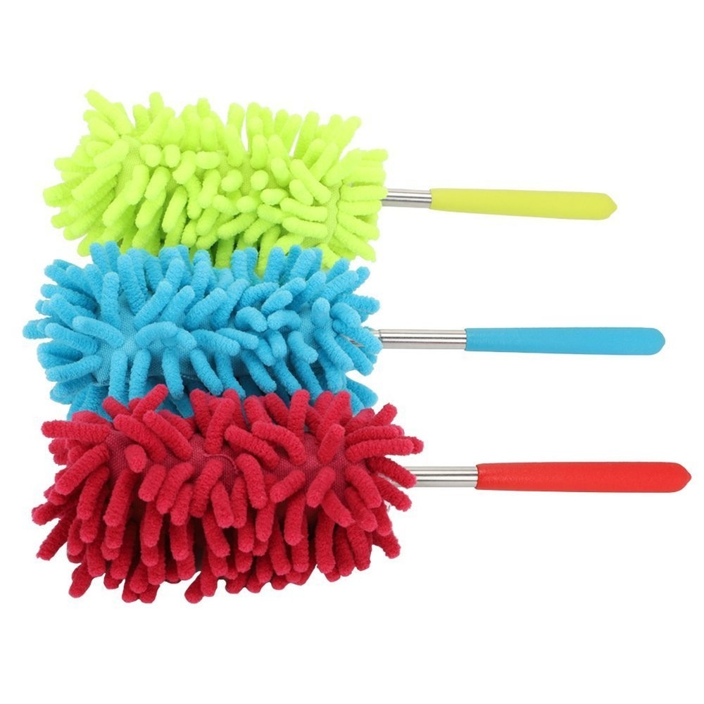 Microfiber Extendable Hand Dusters Washable Dusting Brush with Telescoping Po...