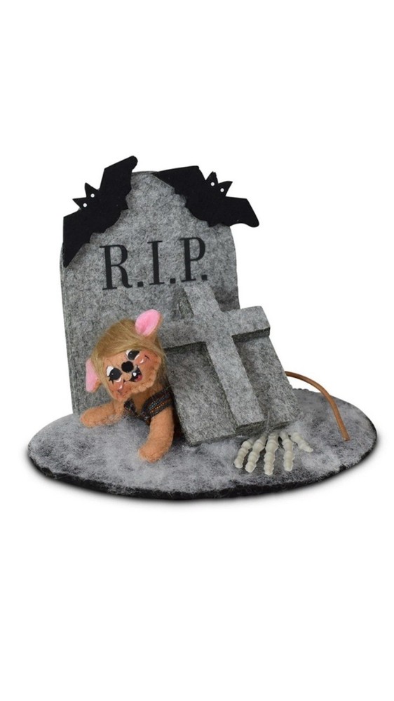 ANNALEE 3" HALLOWEEN TOMBSTONE "GRAVEYARD MOUSE" 310123 * NEW * FREE SHIPPING