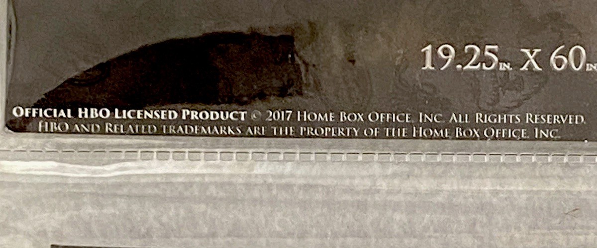 Game of Thrones Targaryen & Lannister Ornament Banners HBO 19.25" x 60" NEW