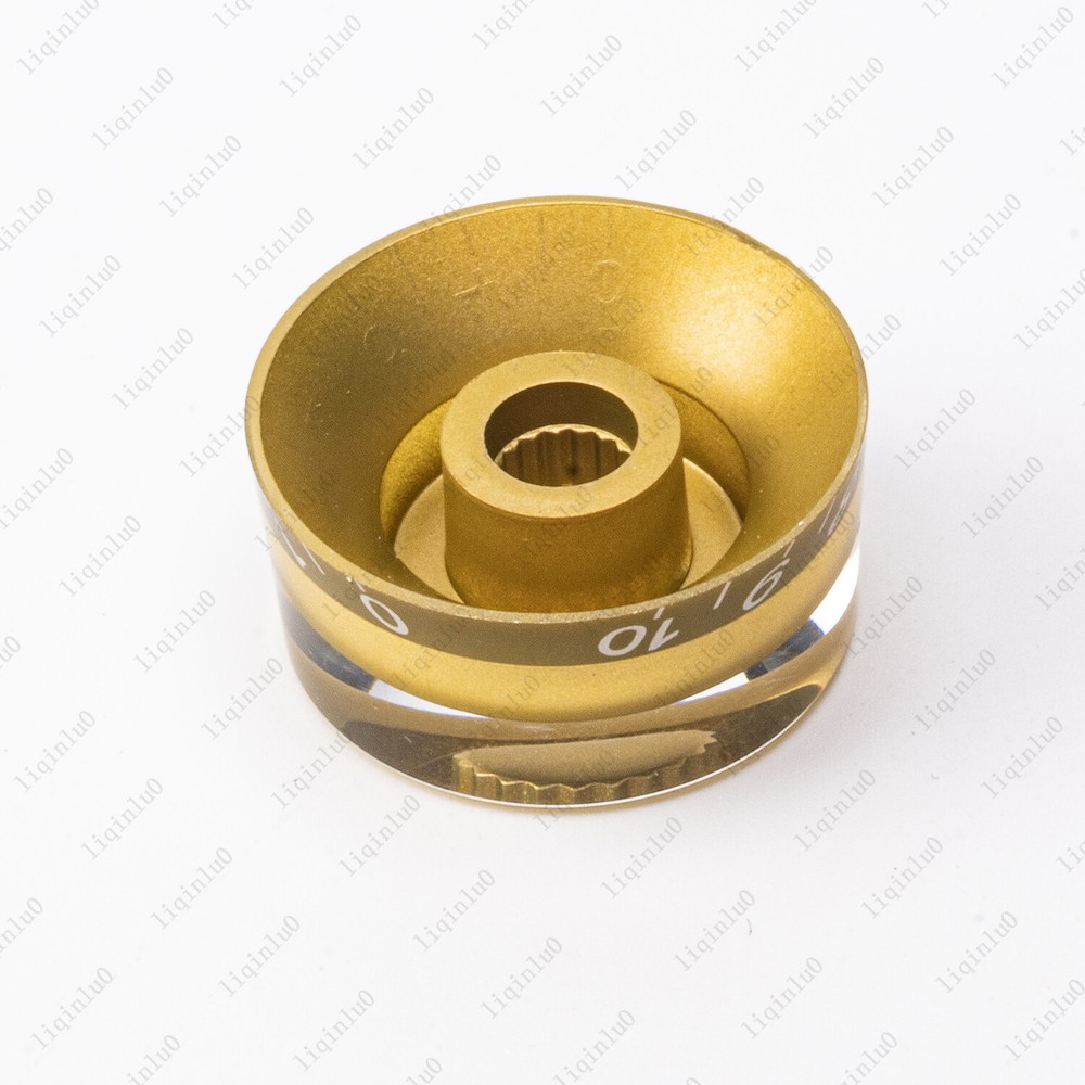 4 Pcs Amber LP Guitar Control Knobs Speed Dial Knobs for Les Paul SG Guitar