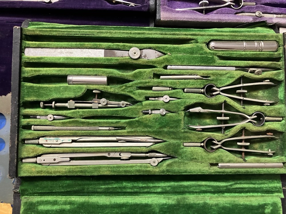 Eugene Dietzgen Vintage Drafting Instruments Set
