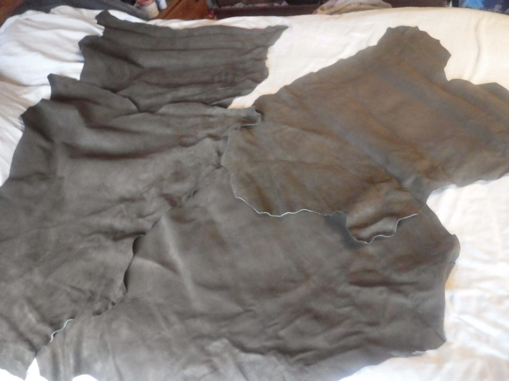 Leather Brown Leather Sheets Brown Leather Material Pre Owned 4 Sheets