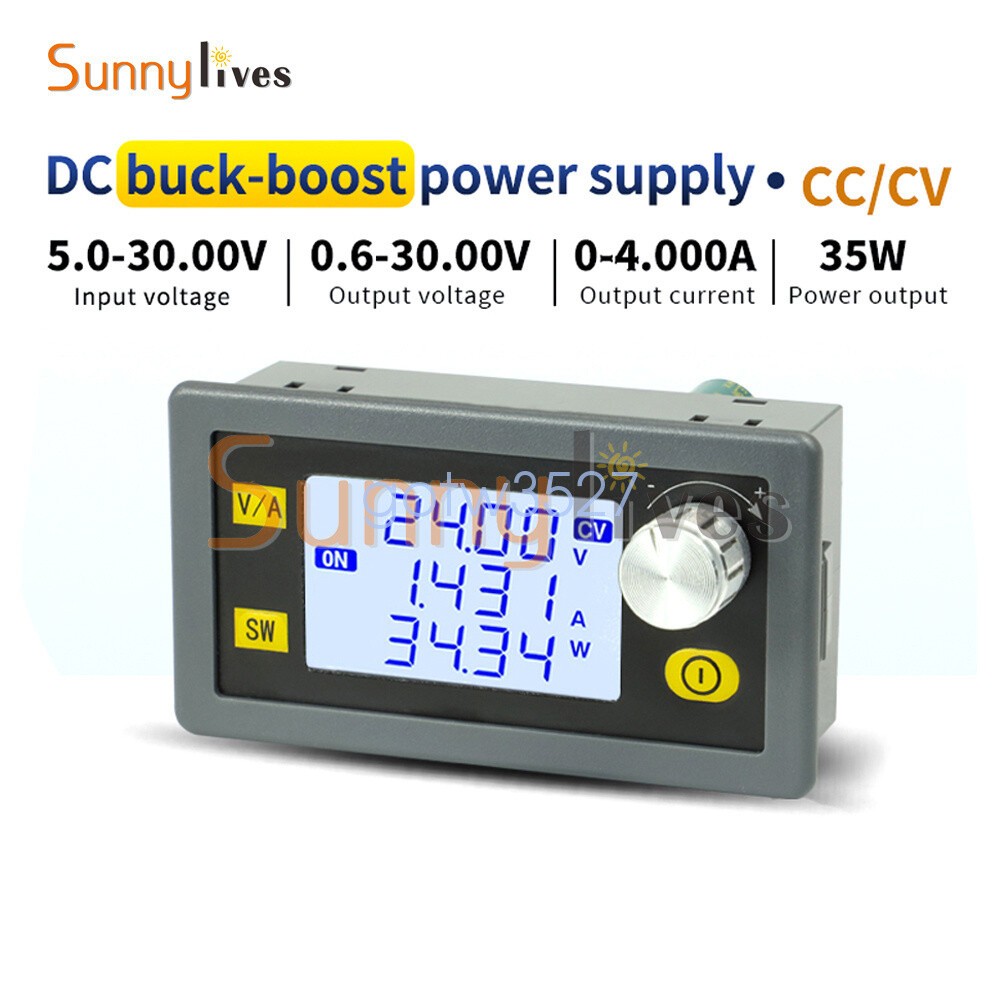 DC Adjustable Step Up Down Buck Boost Power Supply Voltage Regulator Module
