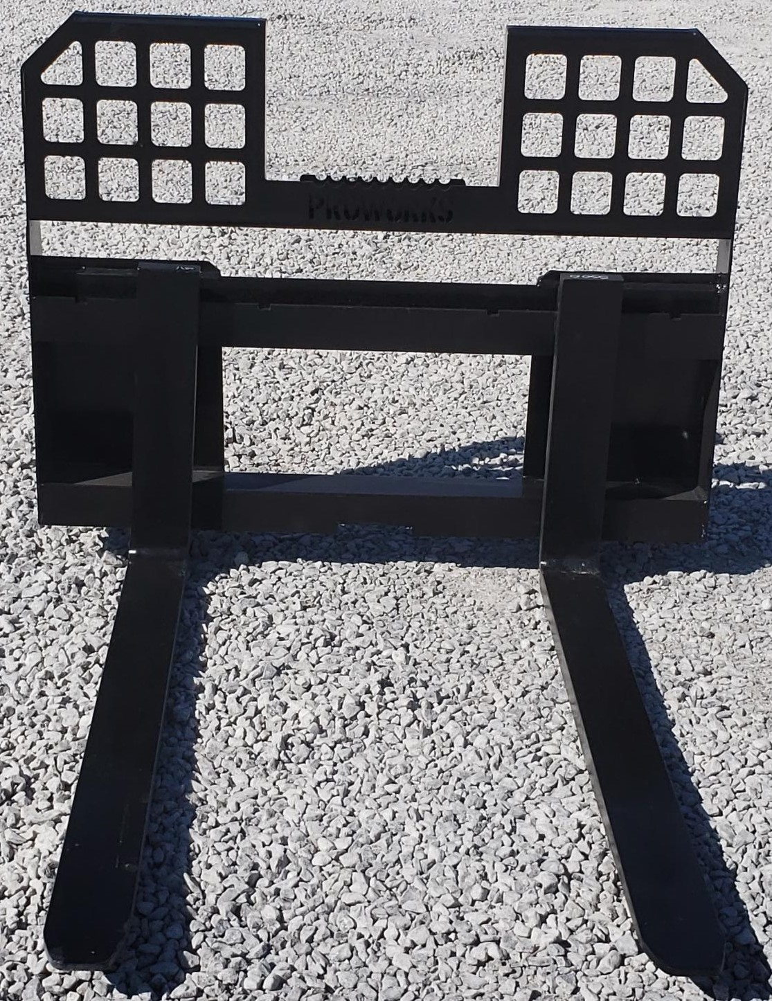 48" Long 5,500 Pound Walk Through Pallet Forks Fits Bobcat Skid Steer Loader