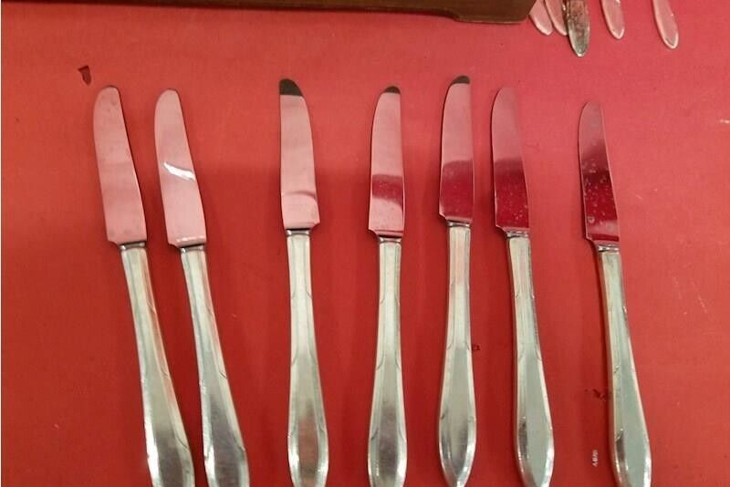 78 PC Assorted Silver Toned Flat Ware Set- In Box