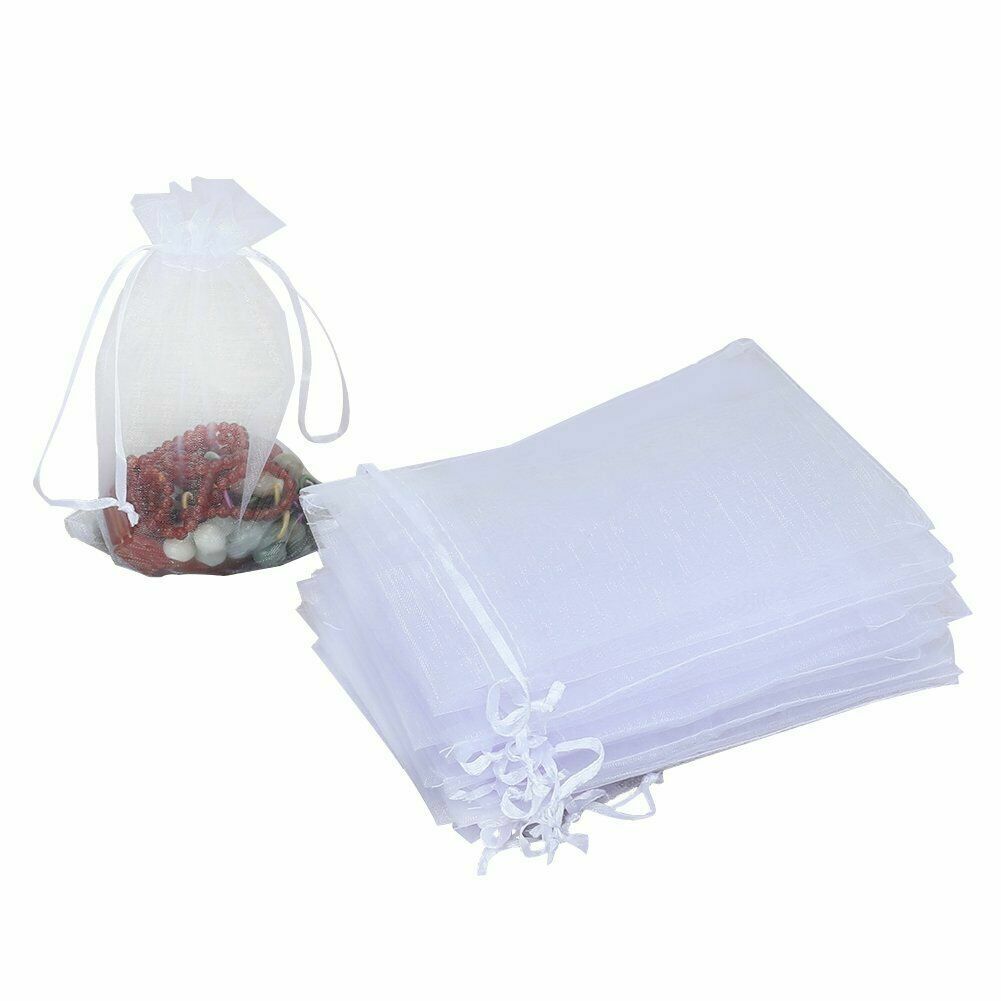 New "4x6" Drawstring Organza Bags Jewelry Pouches Wedding Party Favor Gift Bags