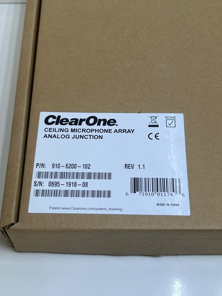 CLEARONE 910-6200-102 CEILING MIC ARRAY ANALOG JUNCTION