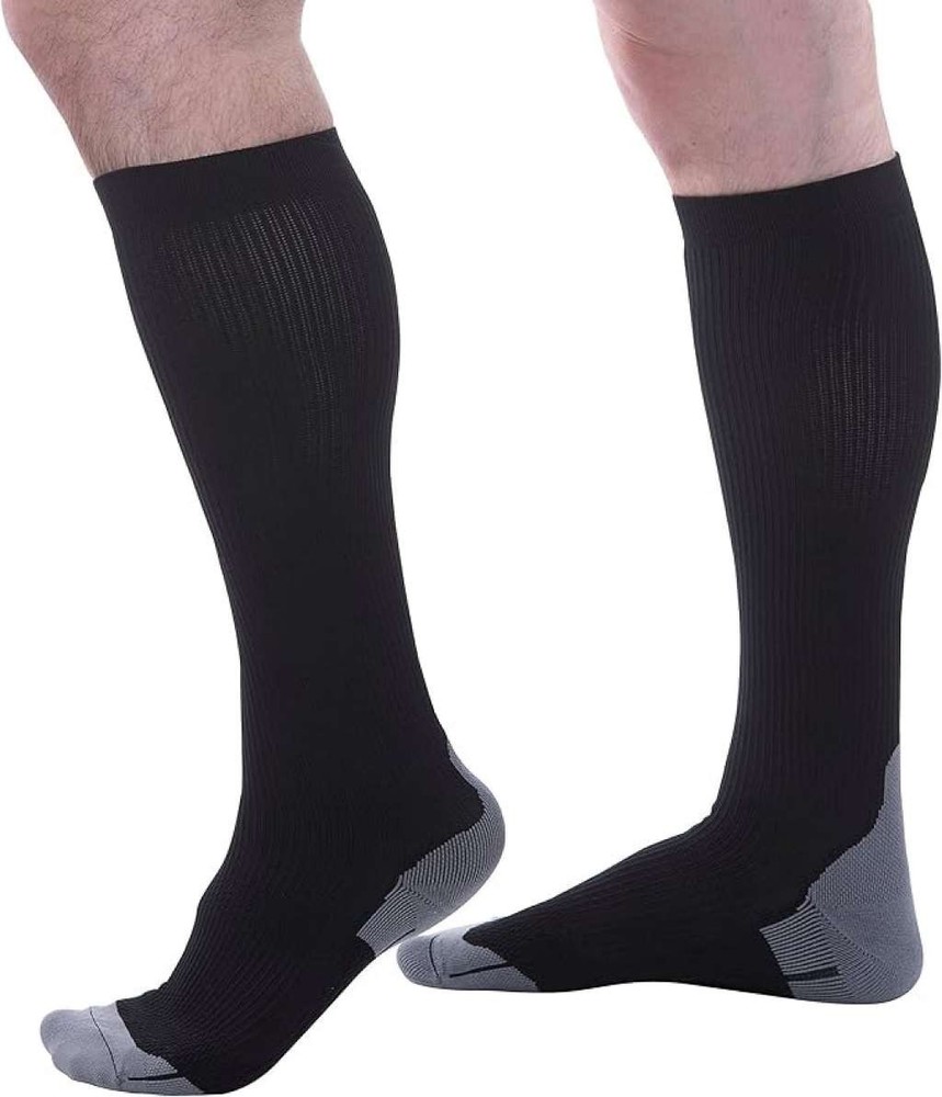 Allegro Athletic Performance Compression Socks Large (Black) 20-30mmHg