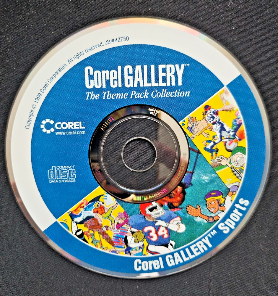 Corel Gallery SPORTS - THEME PACK COLLECTION  !CD ONLY!