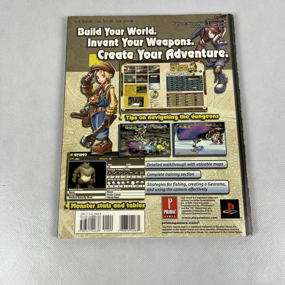 Dark Cloud 2 Prima's Official Strategy Guide PlayStation PS2
