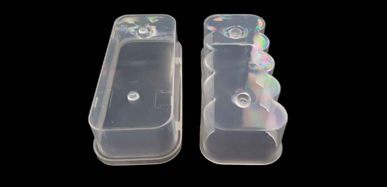 Clear Plastic 10 x 10mL Vial Storage Box Case New Free Shipping