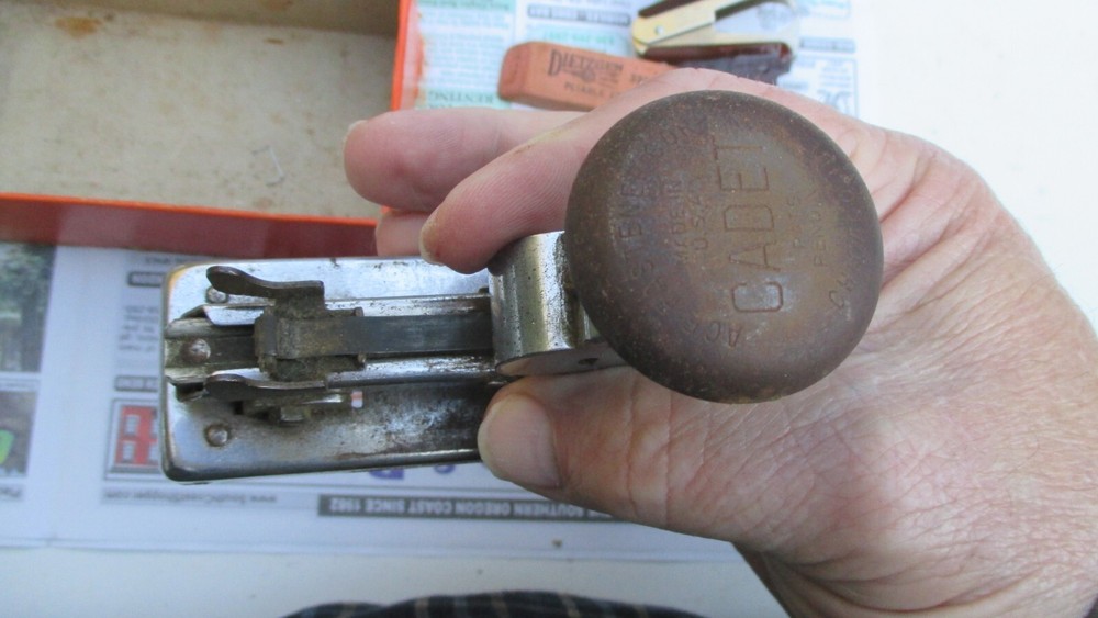 Vintage Pilot Stapling Machine Stapler Model 402 PLUS