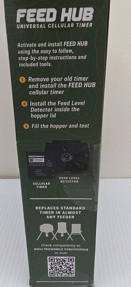 Moultrie Mobile Feed Hub Universal Cellular Timer - New Sealed Box