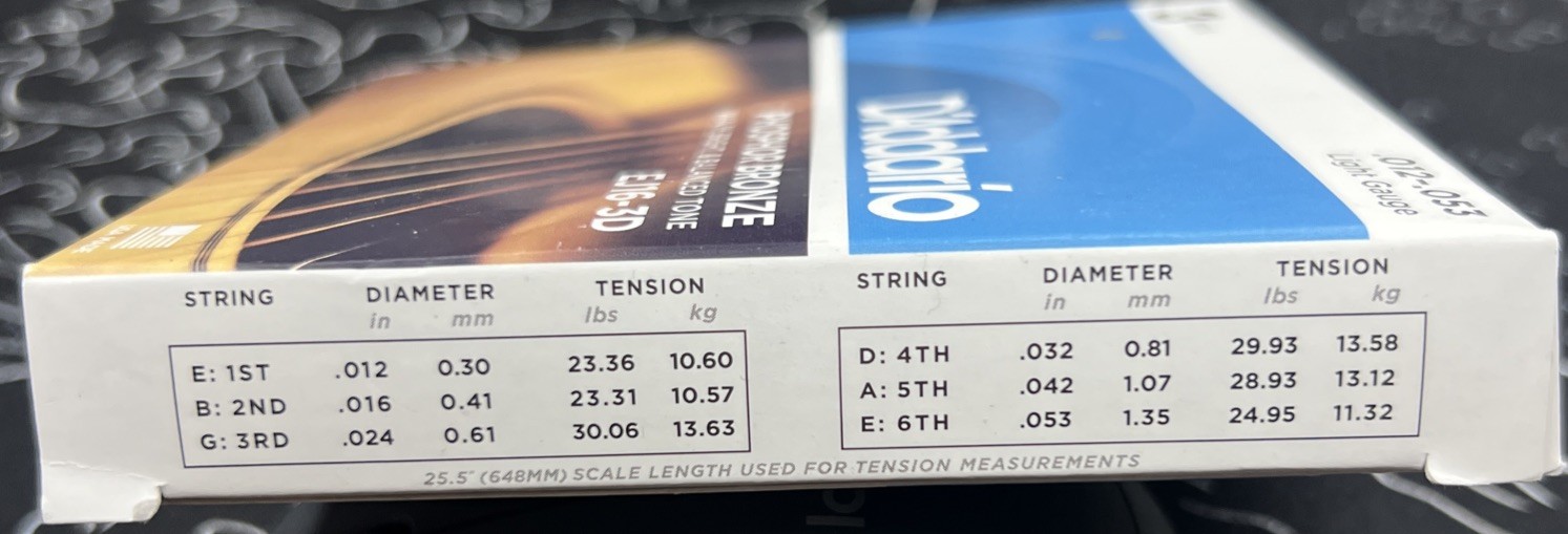 D'Addario EJ16-3D Phosphor Bronze Light Acoustic Guitar Strings 3 Sets EJ16