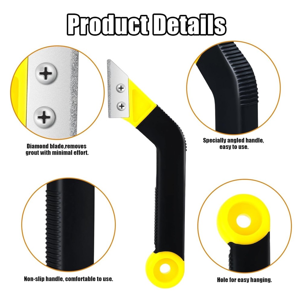 11 Pcs Grout Float Sets Include 9.5 x 4 Inch Molded Rubber Grout Float