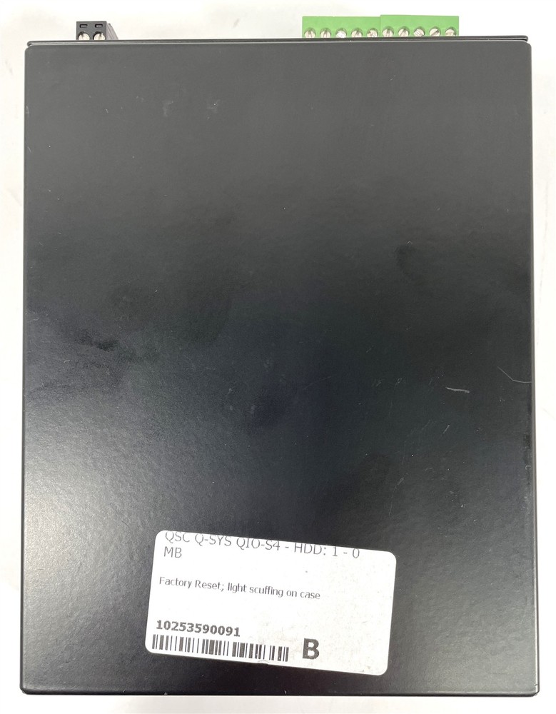 QSC Q-SYS QIO-S4 Peripheral Controller Network I/O Expander