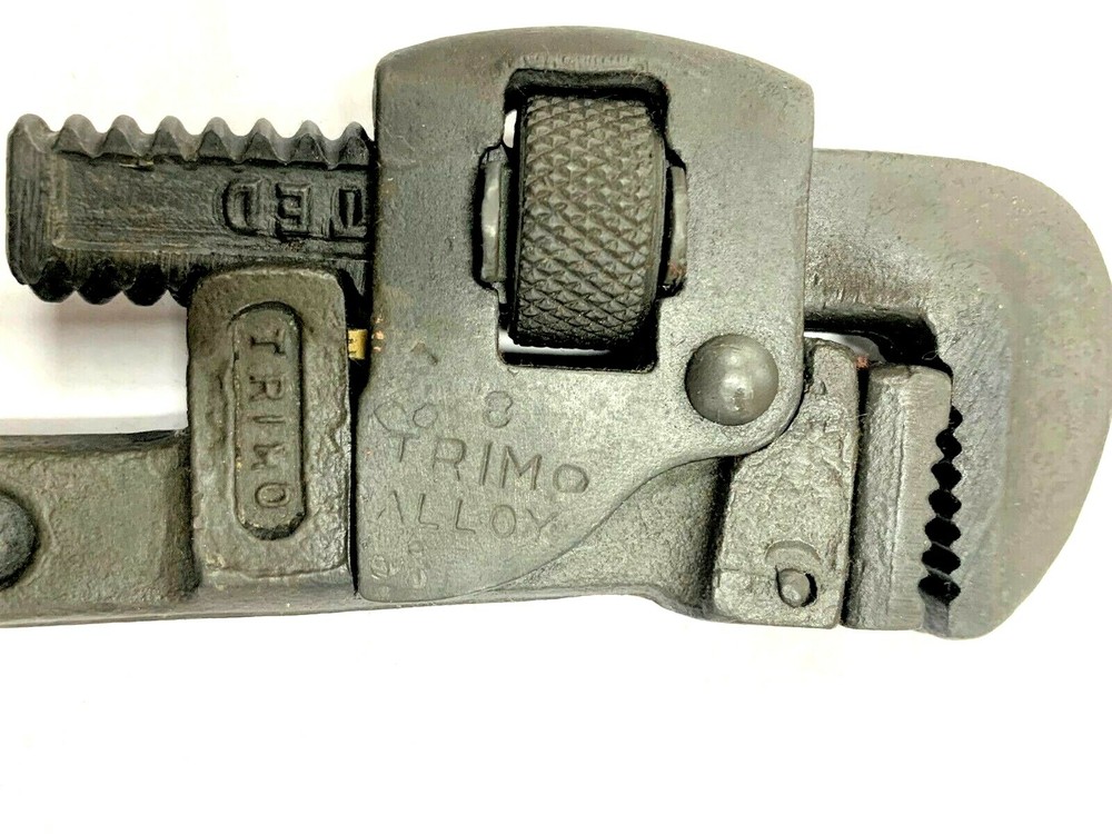 Antique Trimont MFG CO Trimo 8” Pipe “Monkey” Wrench