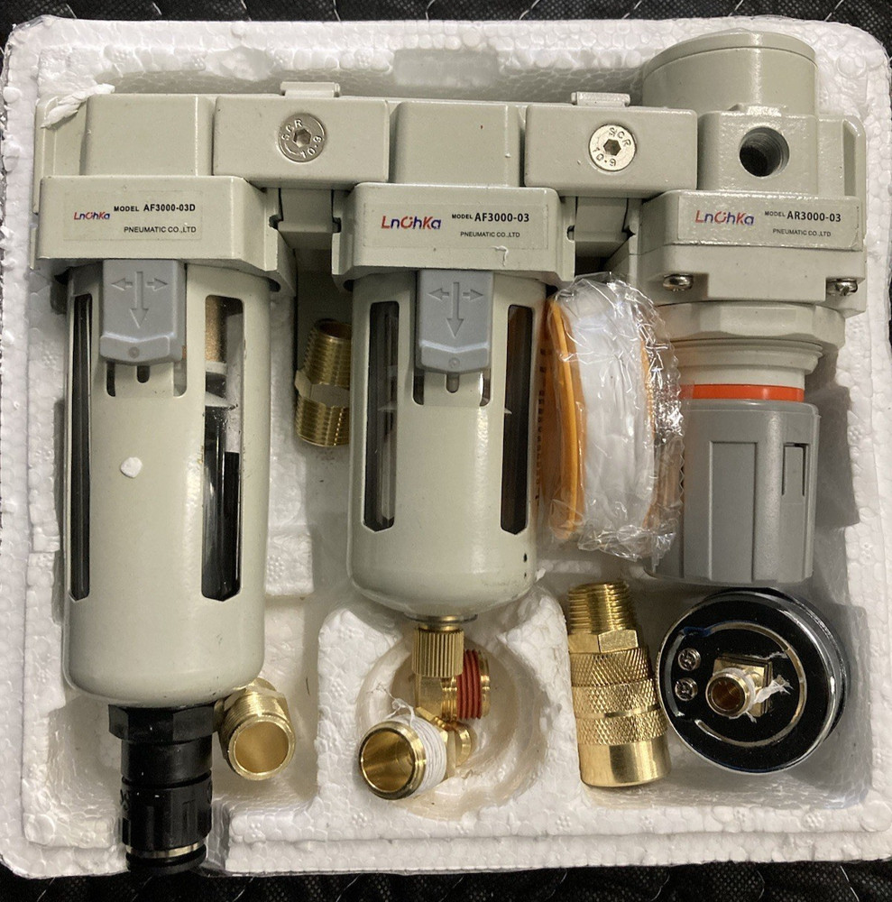 LNCHKA Compressed Air Filter Regulator Combo AF3000-03