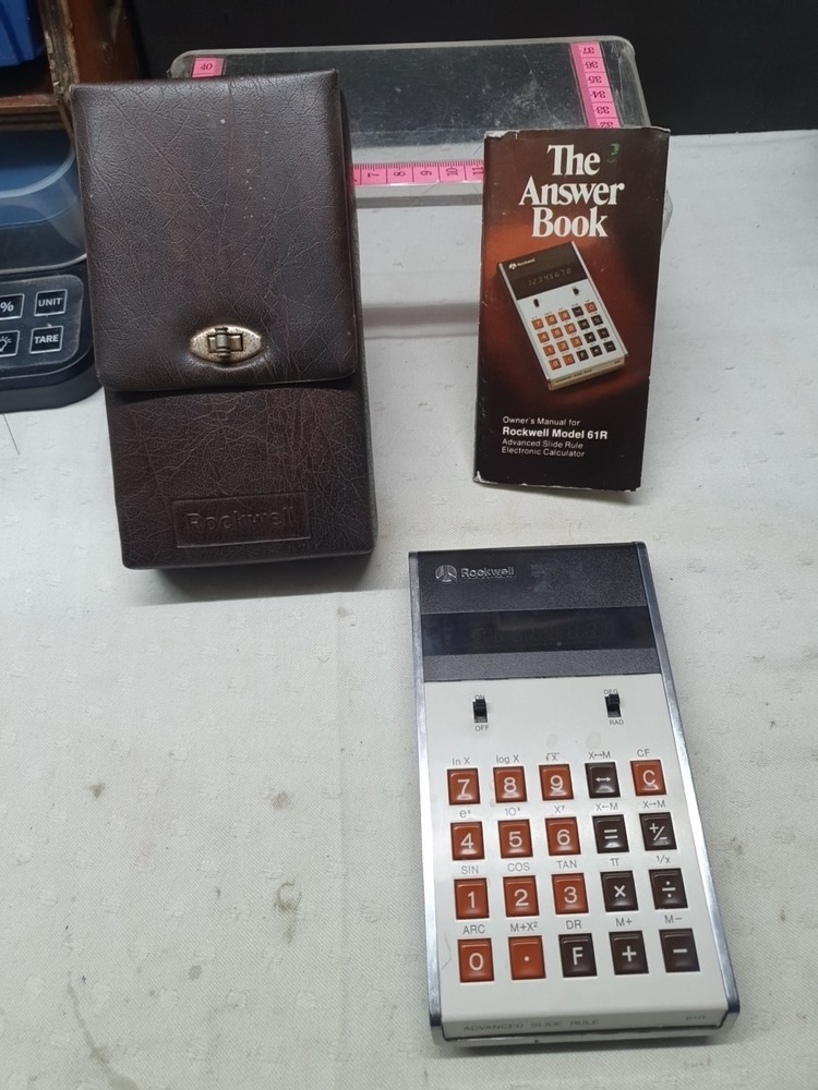 Rickwell Model 61R Advanced Slide Rule & Answer Book (SD4)