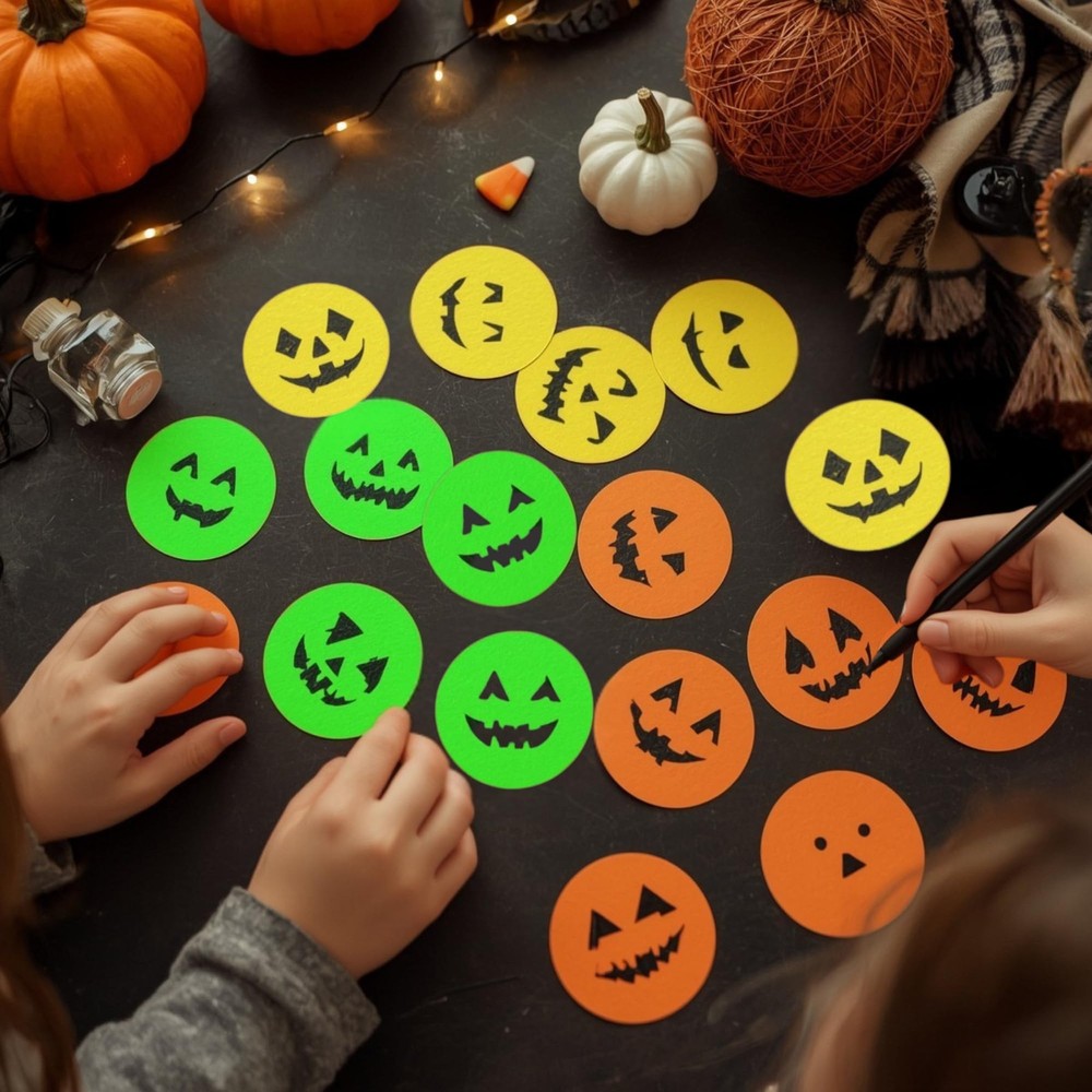 ChromaLabel 2 Inch Color Coded Stickers, Coding 2", Fluorescent Green