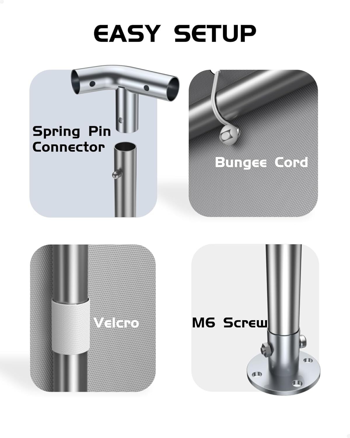 13'x20' Heavy Duty Carport Portable Garage, Outdoor Car Port with PE All-Season