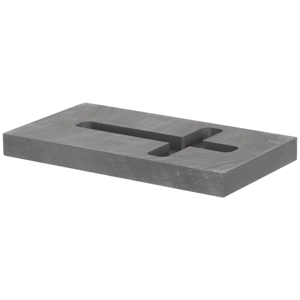 Cross Shape Graphite Ingot Mold Casting Mold for Melting Refining Gold Silver
