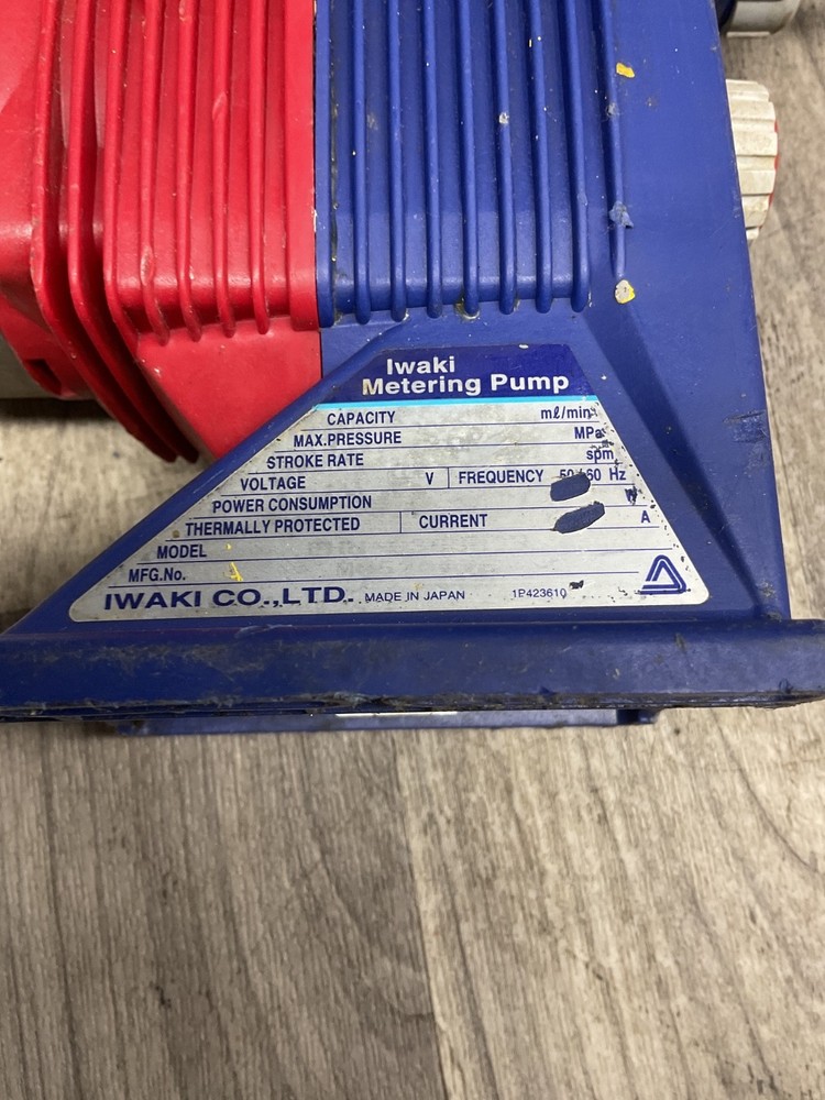 IWAKI METERING PUMP #4014B141PR3