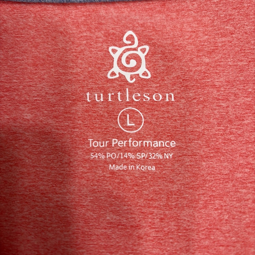 Turtleson “Easton” Quarter Zip Pullover Men’s Large Pearl Essentials Collection