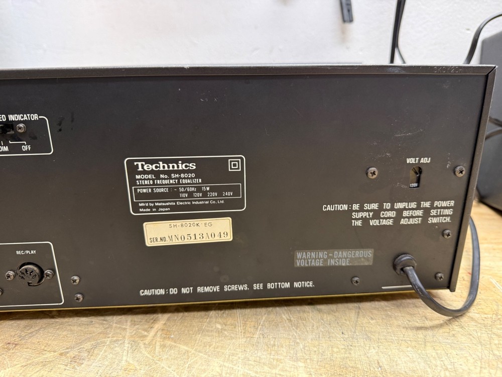 TECHNICS SH-8020 Stereo Frequency Equalizer