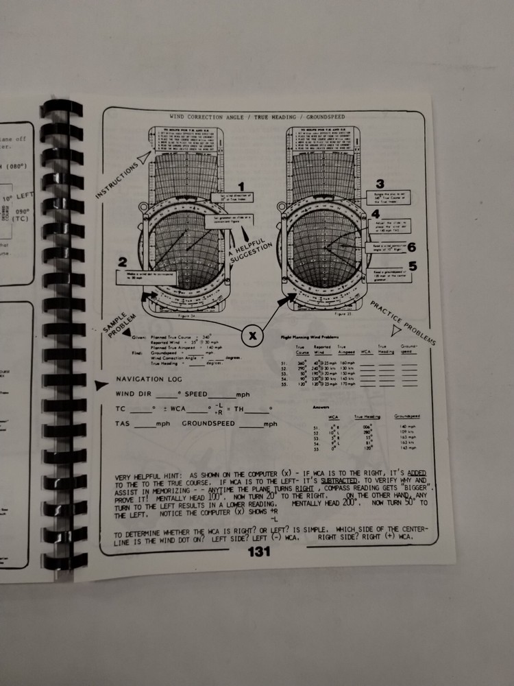 Flight Tech, Inc. Private Pilot Course Manual 1984, -Original