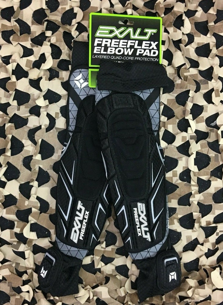 NEW Exalt FreeFlex Elbow Pads - Black - Medium
