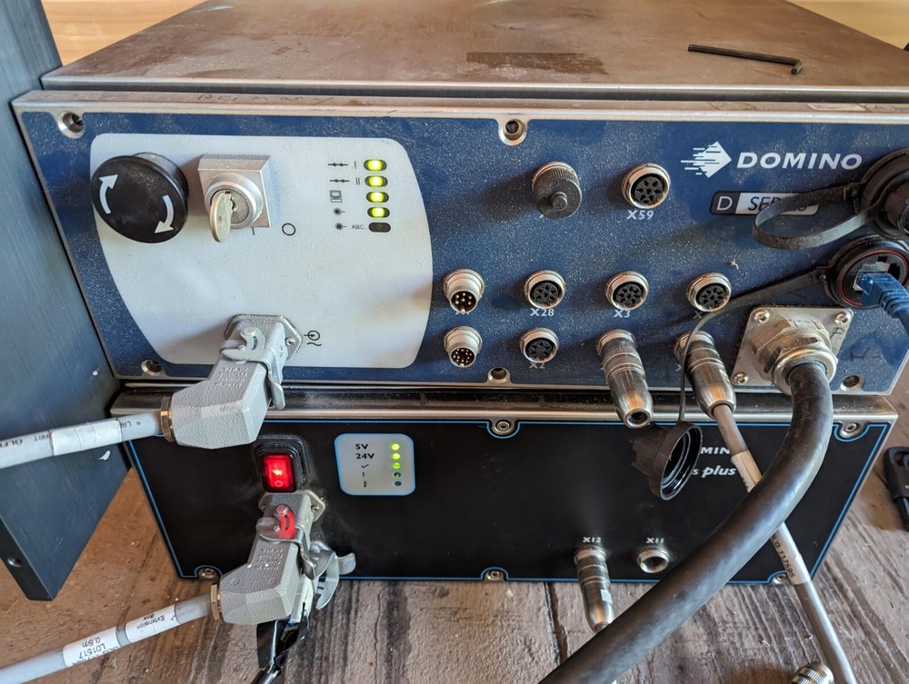 System Tested, Domino Laser Marking CO2 D620i, Controller, and Power Supply