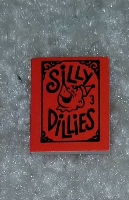 RED #3 Silly Dillies Vintage Cracker Jacks Mini Book Jokes NM