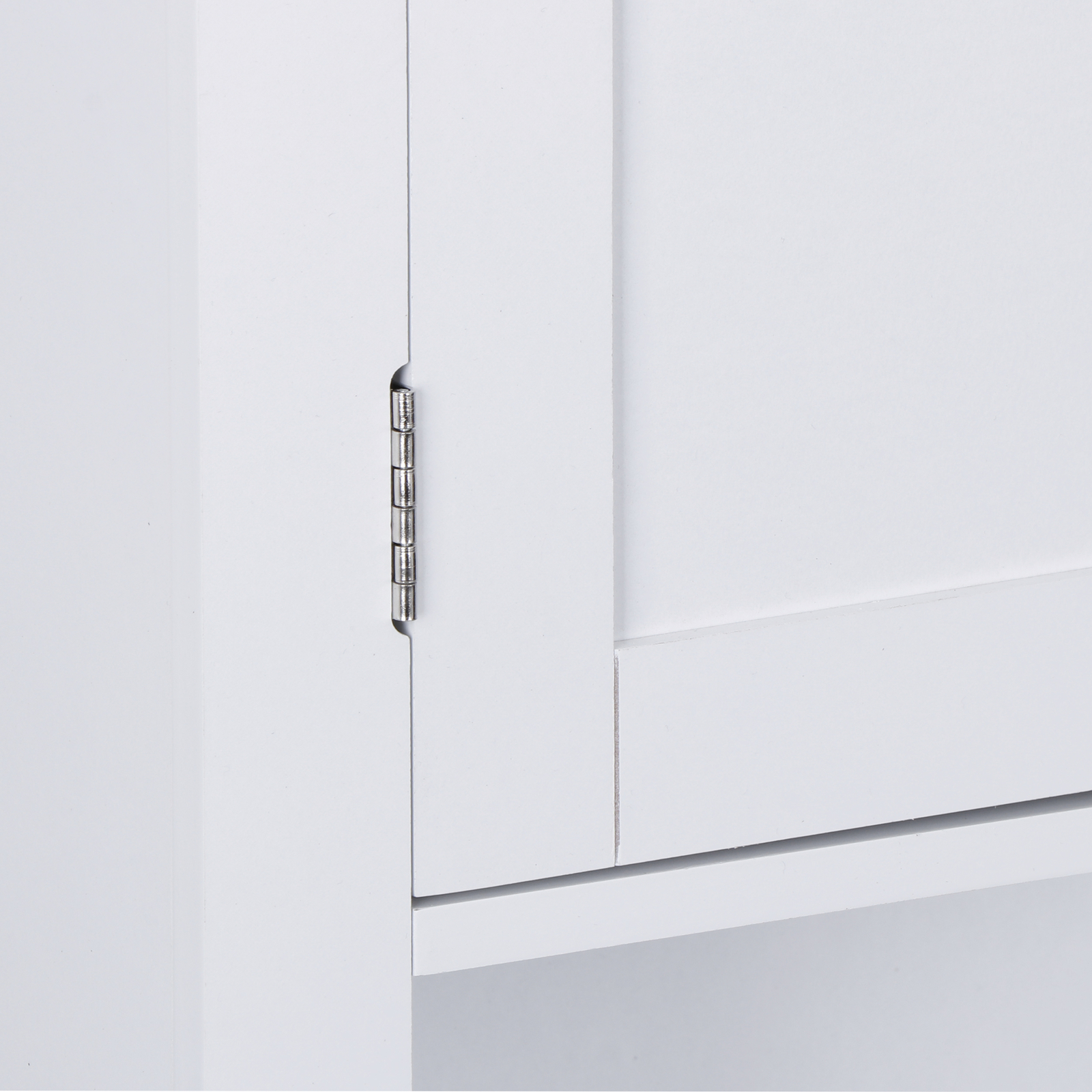 Bathroom Wall Cabinet Mounted Over Toilet Storage Space-Saving Organizing White