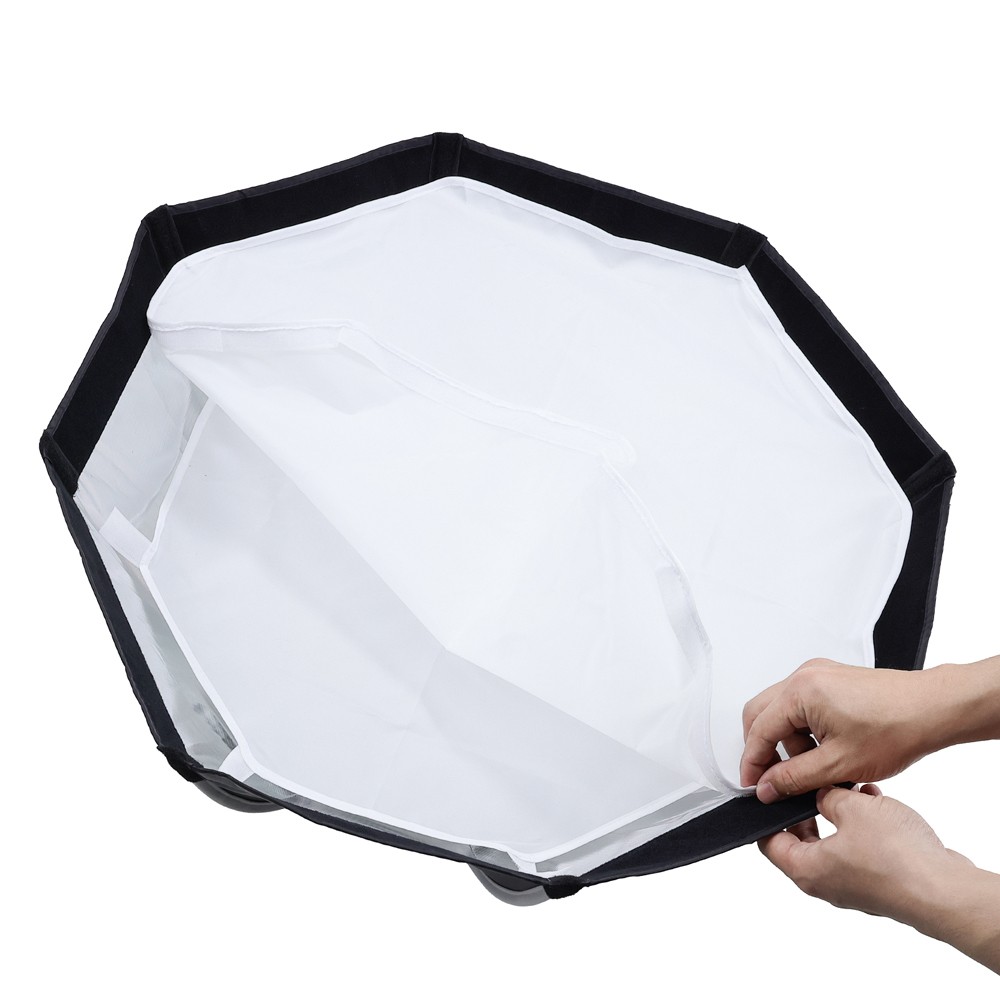 US TRIOPO K3-65 65cm Studio Flash LED Light Quick-Setup Octagon Softbox + Grid