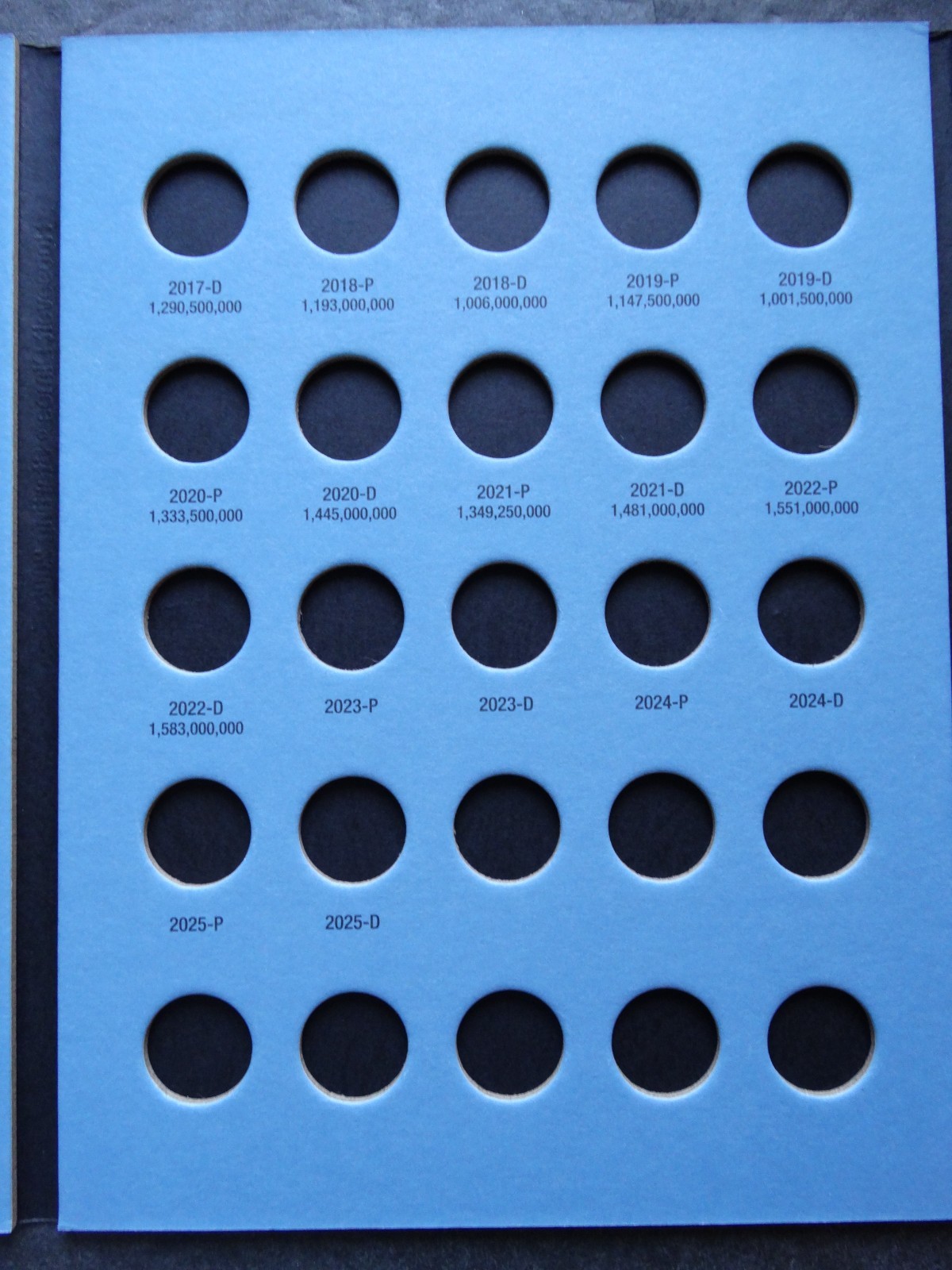 Set of 3 - Whitman Roosevelt Dime Coin Folders Number 1-3 1946-2025 Book