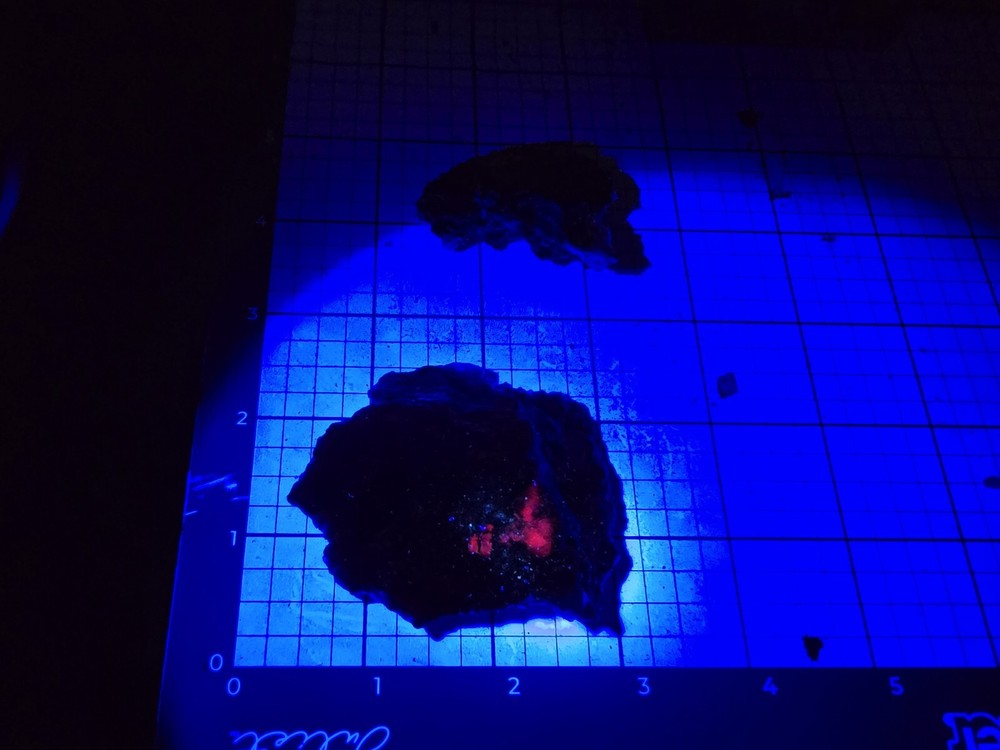 Uv Reactive Fluorite Malachite Specimen