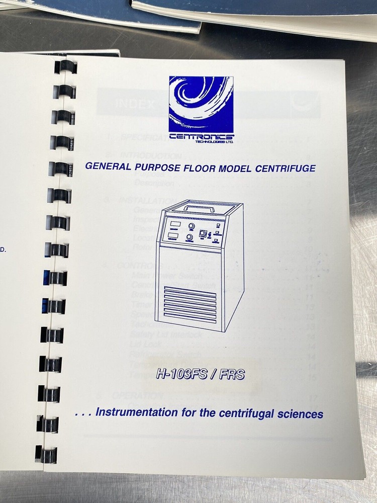 Lot 7 Centronics Technologies LTD - Manual / Users Guide / Instructions Book