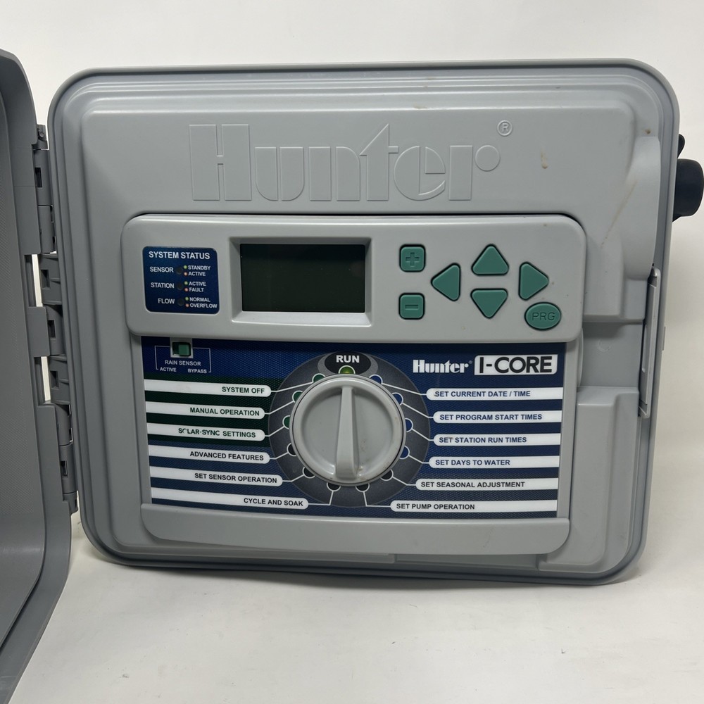Hunter I-Core IC-600PL Sprinkler Irrigation Timer Controller 18-Station Zone